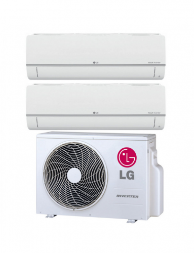 Инверторная мульти сплит-система на 2 комнаты LG MU2M15 UL4 + PM07SP*2