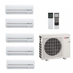 Инверторная мульти сплит-система на 5 комнат на 5 комнат Mitsubishi Electric MXZ-5E102VA + MSZ-SF20VA*4 + MSZ-SF35VE Инверторная мульти сплит-система на 5 комнат на 5 комнат Mitsubishi Electric MXZ-5E102VA + MSZ-SF20VA*4 + MSZ-SF35VE