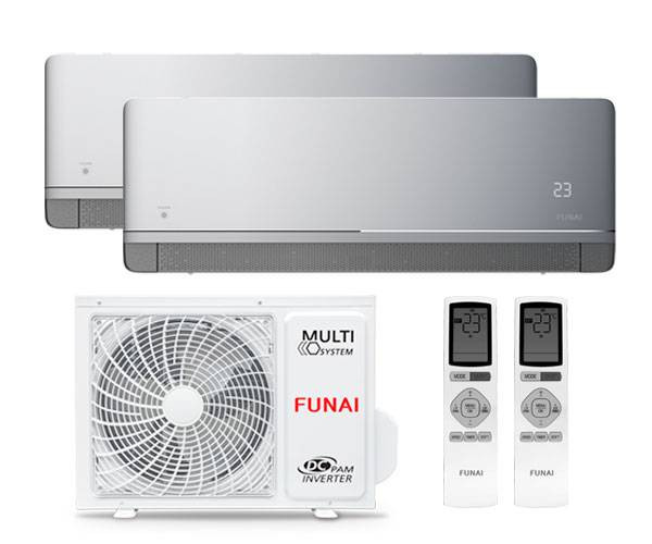 Мульти сплит-система на 2 комнаты Funai 2 x RAM-I-KM30HP.W01/S / RAM-I-2OK40HP.01/U Мульти сплит-система на 2 комнаты Funai 2 x RAM-I-KM30HP.W01/S / RAM-I-2OK40HP.01/U