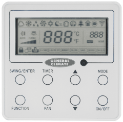 Кассетный кондиционер General Climate GC/GU-4C36HRF Кассетный кондиционер General Climate GC/GU-4C36HRF