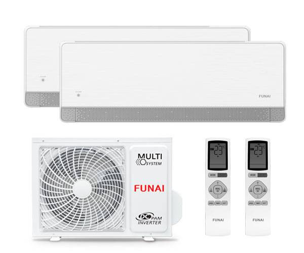 Мульти сплит-система на 2 комнаты Funai 2 x RAM-I-KMS30HP.W01/S / RAM-I-2OK55HP.01/U