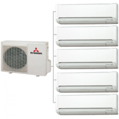Инверторная мульти сплит-система на 5 комнат на 5 комнат Mitsubishi Electric MXZ-5E102VA + MSZ-LN25VGW*5 Инверторная мульти сплит-система на 5 комнат на 5 комнат Mitsubishi Electric MXZ-5E102VA + MSZ-LN25VGW*5
