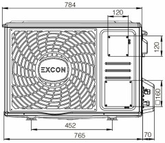 Настенный кондиционер Excon CR-01-0511 Настенный кондиционер Excon CR-01-0511
