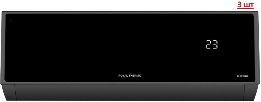 Мульти сплит-система на 3 комнаты Royal Thermo RTFMO-27HN8/RTFMI-09HN8/black*3 Мульти сплит-система на 3 комнаты Royal Thermo RTFMO-27HN8/RTFMI-09HN8/black*3