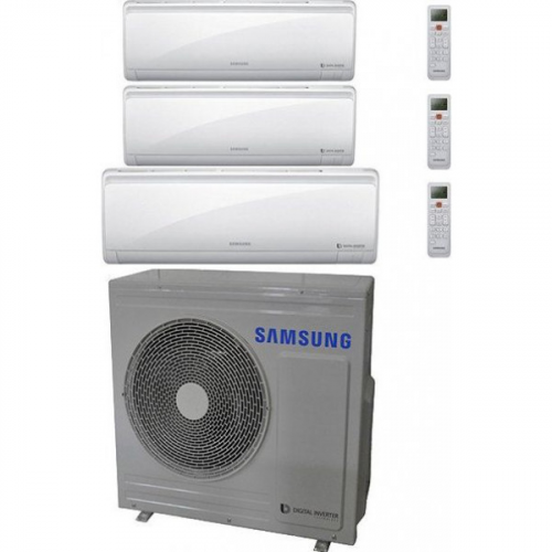 Инверторная мульти сплит-система на 3 комнаты Samsung AJ080FCJ4EH/EU + AJ025RBTDEH/AF*3