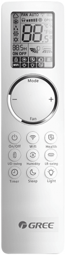 Настенный тепловой насос Gree Airy GWH18AVDXE-K6DNA1A(champagne)