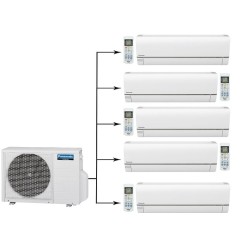 Мульти сплит-система на 5 комнат Panasonic Free Multi CU-5E34PBD/CS-E9RKDW*5шт Мульти сплит-система на 5 комнат Panasonic Free Multi CU-5E34PBD/CS-E9RKDW*5шт