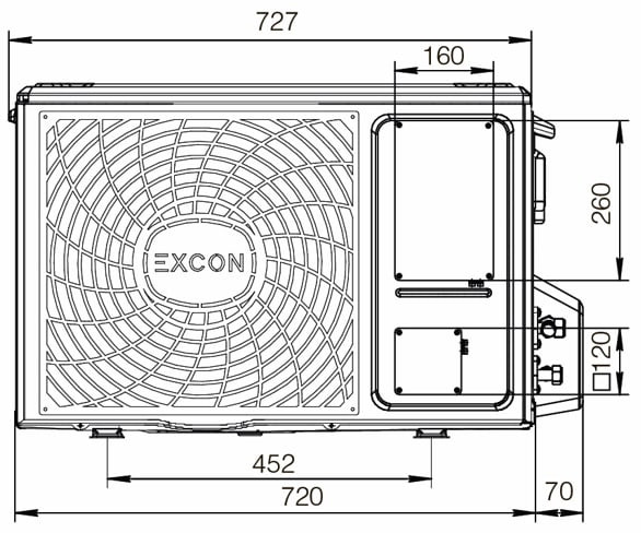 Настенный кондиционер Excon CR-01-0211