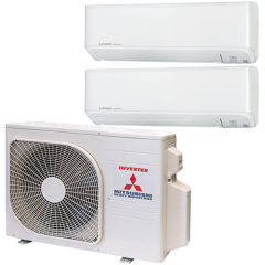 Инверторная мульти сплит-система на 2 комнаты Mitsubishi Heavy SCM45ZS-S + SKM25ZSP-S*2 Инверторная мульти сплит-система на 2 комнаты Mitsubishi Heavy SCM45ZS-S + SKM25ZSP-S*2