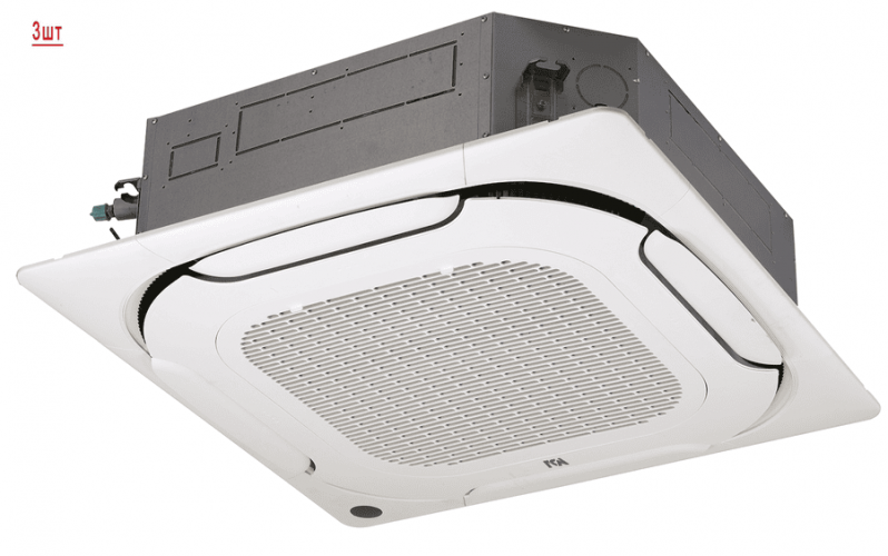 Кассетная мульти-сплит система Mdv MDQ4A-48HRAN1/MDQ4A-48HRAN1/MDOUB-96HD1N1