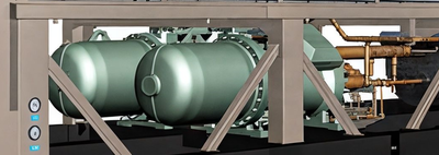 Чиллер с воздушным охлаждением Dantex DN-1000BGMTC/SM