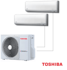 Внешний блок мульти сплит-системы на 2 комнаты Toshiba RAS-2M18G3AVG-E Внешний блок мульти сплит-системы на 2 комнаты Toshiba RAS-2M18G3AVG-E