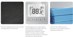 Канальный фанкойл до 12 кВт Royal Clima MACS-I-D100P4K Канальный фанкойл до 12 кВт Royal Clima MACS-I-D100P4K