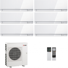 Инверторная мульти сплит-система на 6 комнат Mitsubishi Electric MXZ-6D122 VA + MSZ-SF25VE*6 Инверторная мульти сплит-система на 6 комнат Mitsubishi Electric MXZ-6D122 VA + MSZ-SF25VE*6