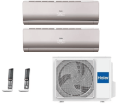 Мульти сплит-система на 2 комнаты Haier Lightera Super Match 2U40S2SM1FA/AS09NS6ERA-G/AS12NS6ERA-G Мульти сплит-система на 2 комнаты Haier Lightera Super Match 2U40S2SM1FA/AS09NS6ERA-G/AS12NS6ERA-G