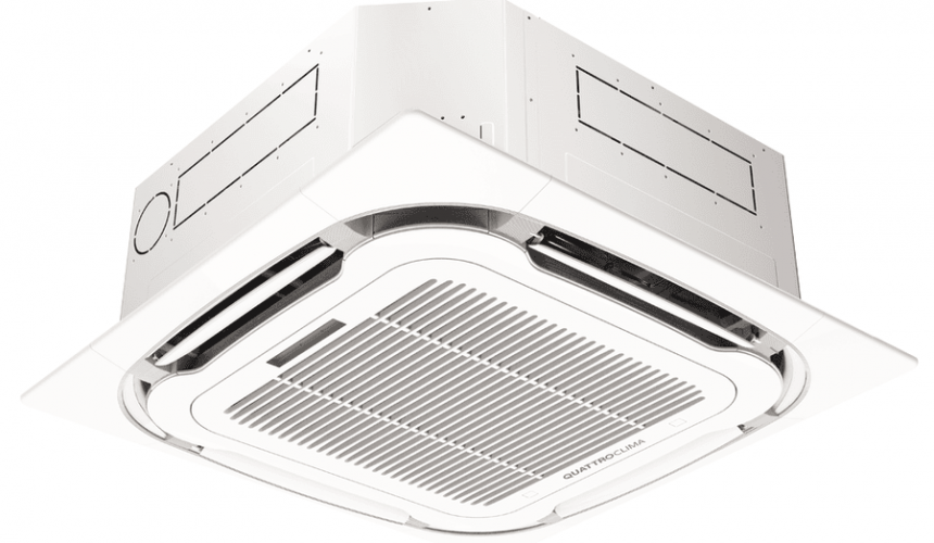 Кассетный кондиционер QUATTROCLIMA QV-I36CGE/QN-I36UGE/QA-ICP14 Кассетный кондиционер QUATTROCLIMA QV-I36CGE/QN-I36UGE/QA-ICP14