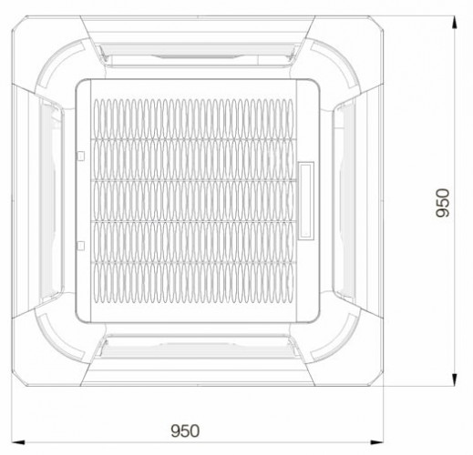 Кассетный кондиционер Excon CR-01-1022 Кассетный кондиционер Excon CR-01-1022