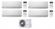 Инверторная мульти сплит-система на 4 комнаты Toshiba RAS-4M27S3AV-E + RAS-B07J2KVG-E*4 Инверторная мульти сплит-система на 4 комнаты Toshiba RAS-4M27S3AV-E + RAS-B07J2KVG-E*4
