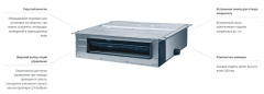 Канальная VRF система Lessar LSM-AH56DYA2 Канальная VRF система Lessar LSM-AH56DYA2