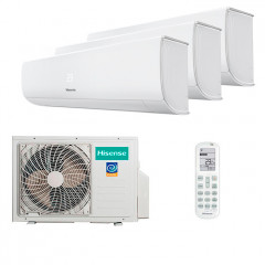 Мульти сплит система на 3 комнаты Hisense AMS-07UW4RMRKB00 x 2 + AMS-12UW4RXRKB00 / AMW3-24U4RJC-img-1