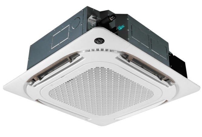 Кассетный кондиционер Midea MCD1-55HRFNX(GA)-B/MOE30U-55HFN8-R(GA) Кассетный кондиционер Midea MCD1-55HRFNX(GA)-B/MOE30U-55HFN8-R(GA)