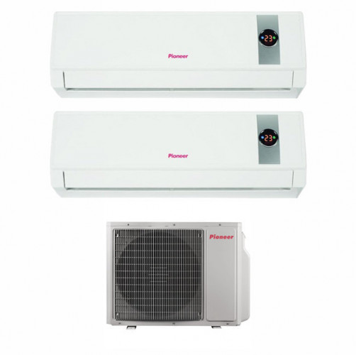 Инверторная мульти сплит-система на 2 комнаты Pioneer 2MSHD18A + KRMS07A*2
