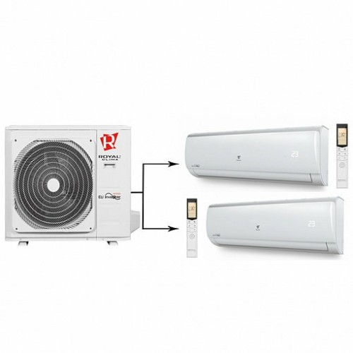 Инверторная мульти сплит-система Royal Clima 2RMX-14HN/OUT + RCI-TM09HN*2 Инверторная мульти сплит-система Royal Clima 2RMX-14HN/OUT + RCI-TM09HN*2
