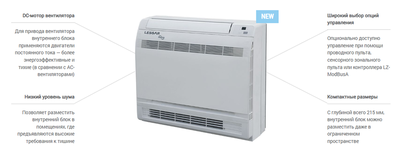 Напольно-потолочная VRF система Lessar LSM-AH50OUA2