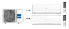 Мульти сплит-система на 2 комнаты Haier Lightera 2U40S2SM1FA/AS09NS6ERA-W*2шт Мульти сплит-система на 2 комнаты Haier Lightera 2U40S2SM1FA/AS09NS6ERA-W*2шт