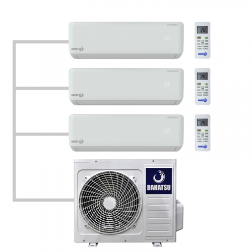 Инверторная мульти сплит-система Dahatsu DHMULT-24/3 + DHMULT - 09*3 Инверторная мульти сплит-система Dahatsu DHMULT-24/3 + DHMULT - 09*3