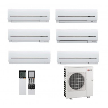Инверторная мульти сплит-система Mitsubishi Electric MXZ-6F122 VF + MSZ-SF25VE*6
