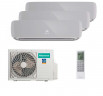 Мульти сплит система на 3 комнаты Hisense AMS-09UW4RVETG00(S) x 3 / AMW3-24U4RJC