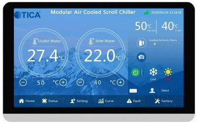 Чиллер с воздушным охлаждением TICA TASF095.1AAC1T1