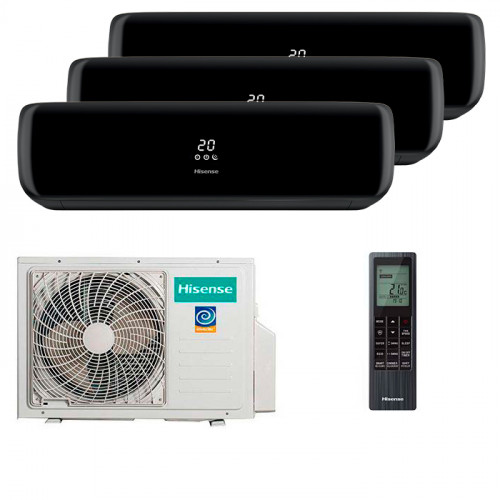 Мульти сплит система на 3 комнаты Hisense AMS-09UW4RVETG00(B) x 2 + AMS-12UW4RVETG00(B) / AMW3-24U4RJC