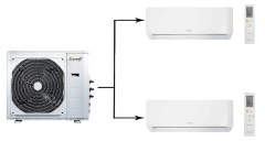 Мульти сплит система Eurohoff Smart multi EMMULT-18/2/EMMULT-09*2 Мульти сплит система Eurohoff Smart multi EMMULT-18/2/EMMULT-09*2