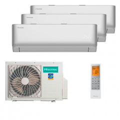 Мульти сплит система на 3 комнаты Hisense AMS-09UW4RYCHD00(S) x 3 / AMW3-24U4RJC-img-1