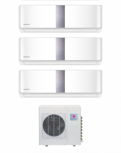 Инверторная мульти сплит-система на 3 комнаты Dantex RK-3M21HM2E-W + RK-M07C2N*3