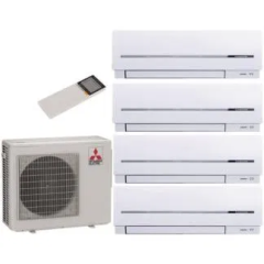 Инверторная мульти сплит-система на 4 комнаты Mitsubishi Electric MXZ-4E83VA + MSZ-AP15VG*3 + MSZ-AP42VGK Инверторная мульти сплит-система на 4 комнаты Mitsubishi Electric MXZ-4E83VA + MSZ-AP15VG*3 + MSZ-AP42VGK
