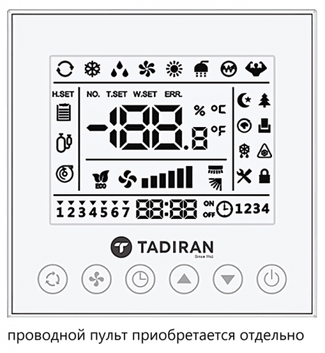Кассетный кондиционер Tadiran TCC-36ZFS Кассетный кондиционер Tadiran TCC-36ZFS