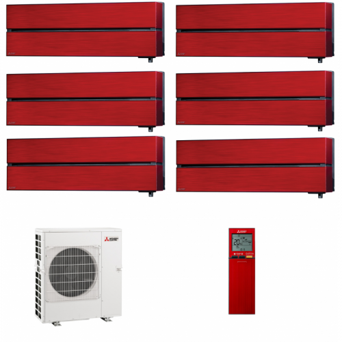 Инверторная мульти сплит-система Mitsubishi Electric MXZ-6F122 VF + MSZ-LN25VGR*6