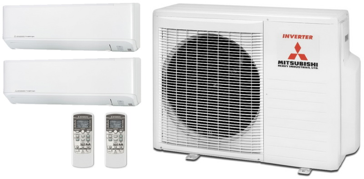 Инверторная мульти сплит-система на 2 комнаты Mitsubishi Heavy SCM45ZS