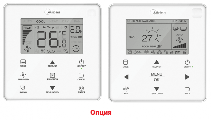 Канальная VRF система Midea MI2-17T2DHN1 Канальная VRF система Midea MI2-17T2DHN1