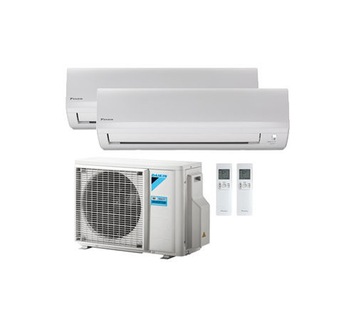 Инверторная мульти сплит-система на 2 комнаты Daikin 2MXS40H + ATXP20M*2 Инверторная мульти сплит-система на 2 комнаты Daikin 2MXS40H + ATXP20M*2