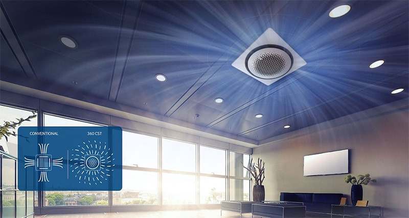 Кассетный тепловой насос Samsung AC140MN4PKH/EU/AC140MXADKH/EU