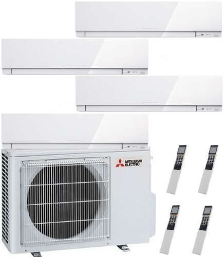 Инверторная мульти сплит-система на 4 комнаты Mitsubishi Electric MXZ-4E83VA + MSZ-EF25 VEW*4 Инверторная мульти сплит-система на 4 комнаты Mitsubishi Electric MXZ-4E83VA + MSZ-EF25 VEW*4