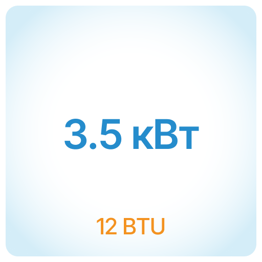 3.5 кВт - 12 BTU 3.5 кВт - 12 BTU