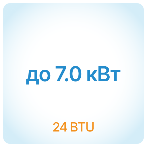 7.0 кВт - 24 BTU 7.0 кВт - 24 BTU